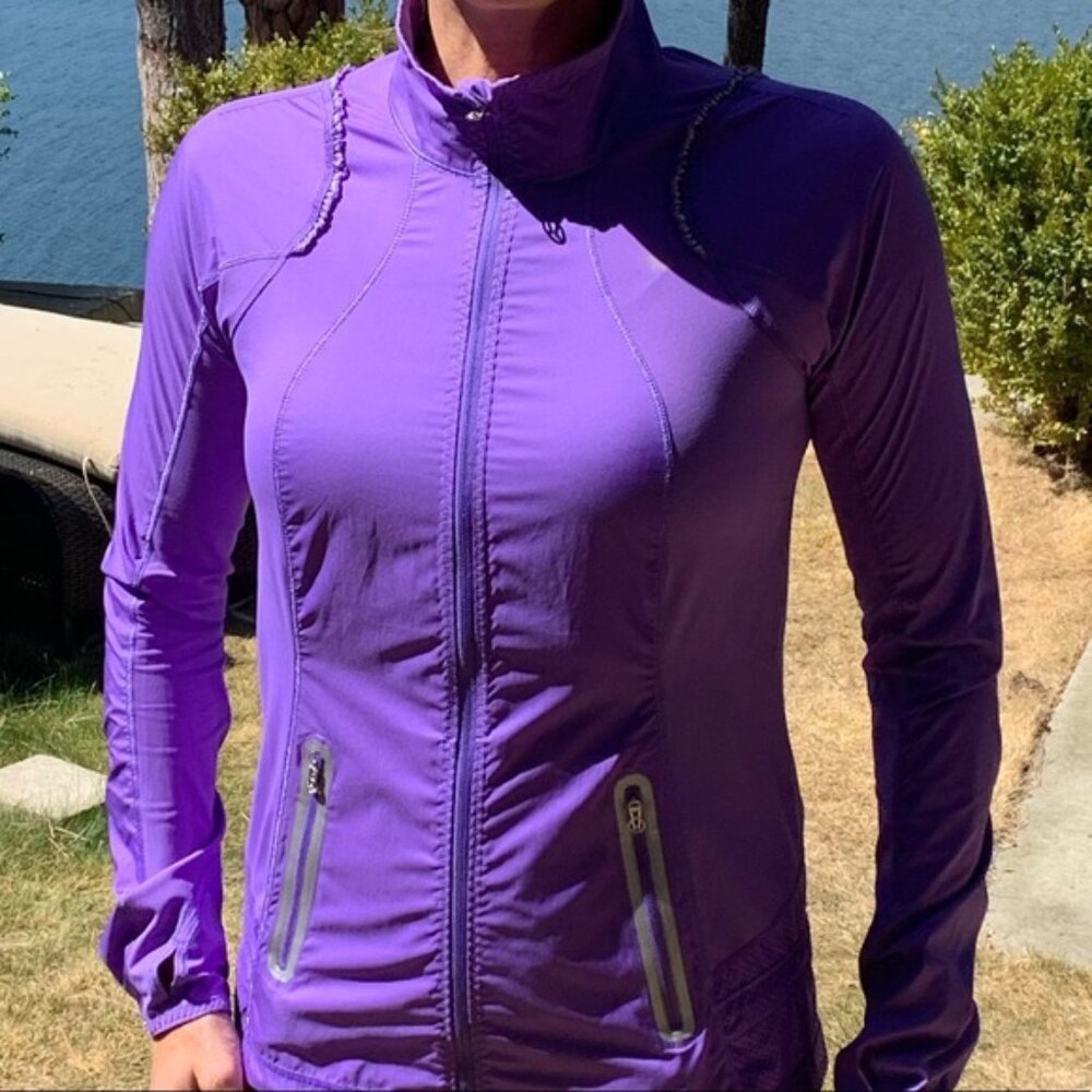 Lululemon Purple Lightweight Windbreaker Zip Up Jacket